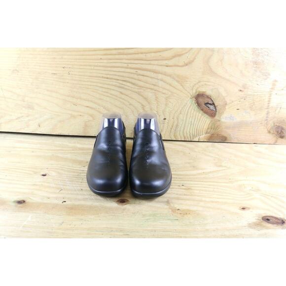 New SAS Tripad Comfort Shoes Womens 8.5 N Viva Black Leather Slip Ons Flats - Picture 3 of 11